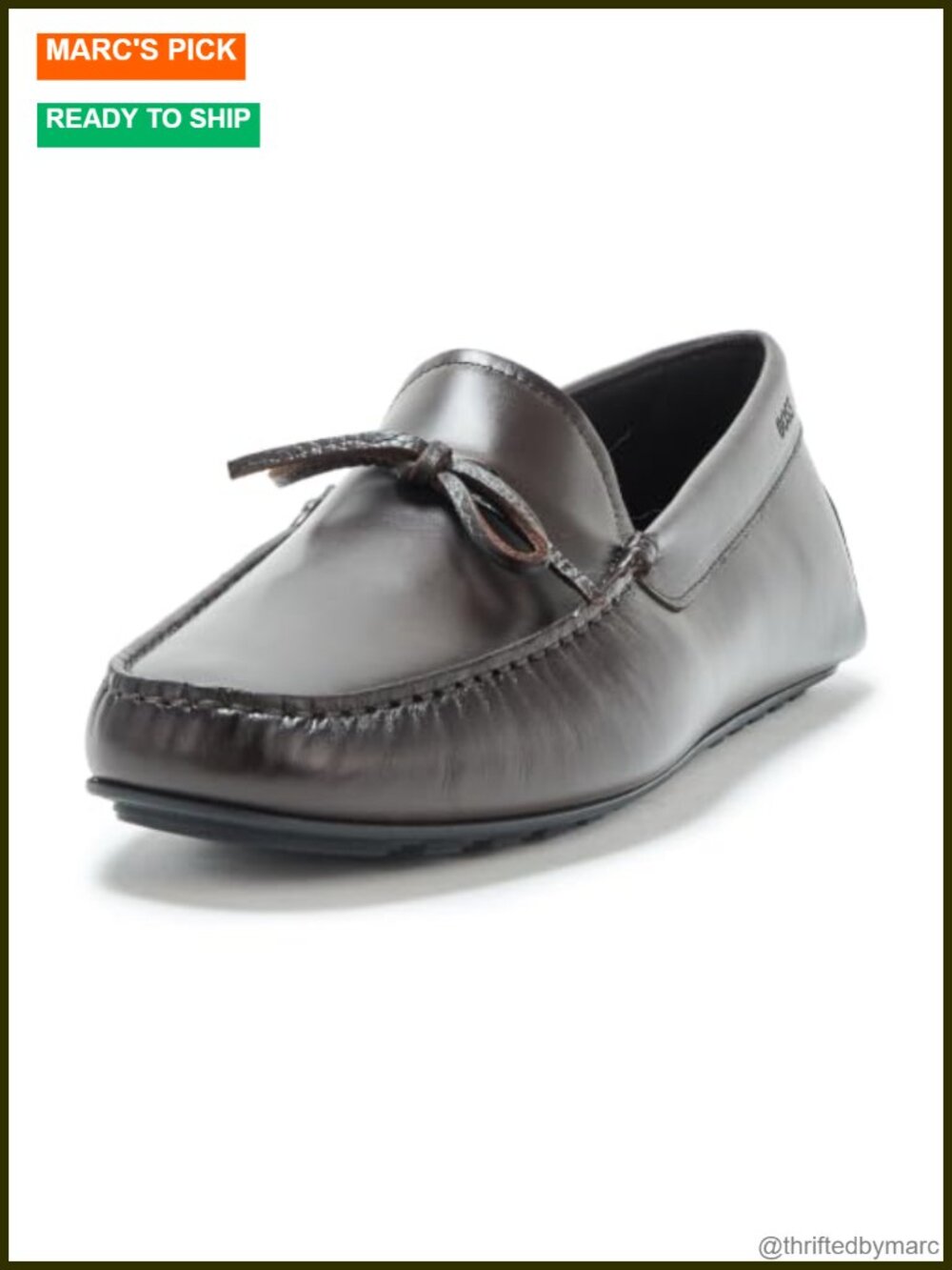 BOSS Noel Leather Mocc Women's Pull-On Flat Slip-On